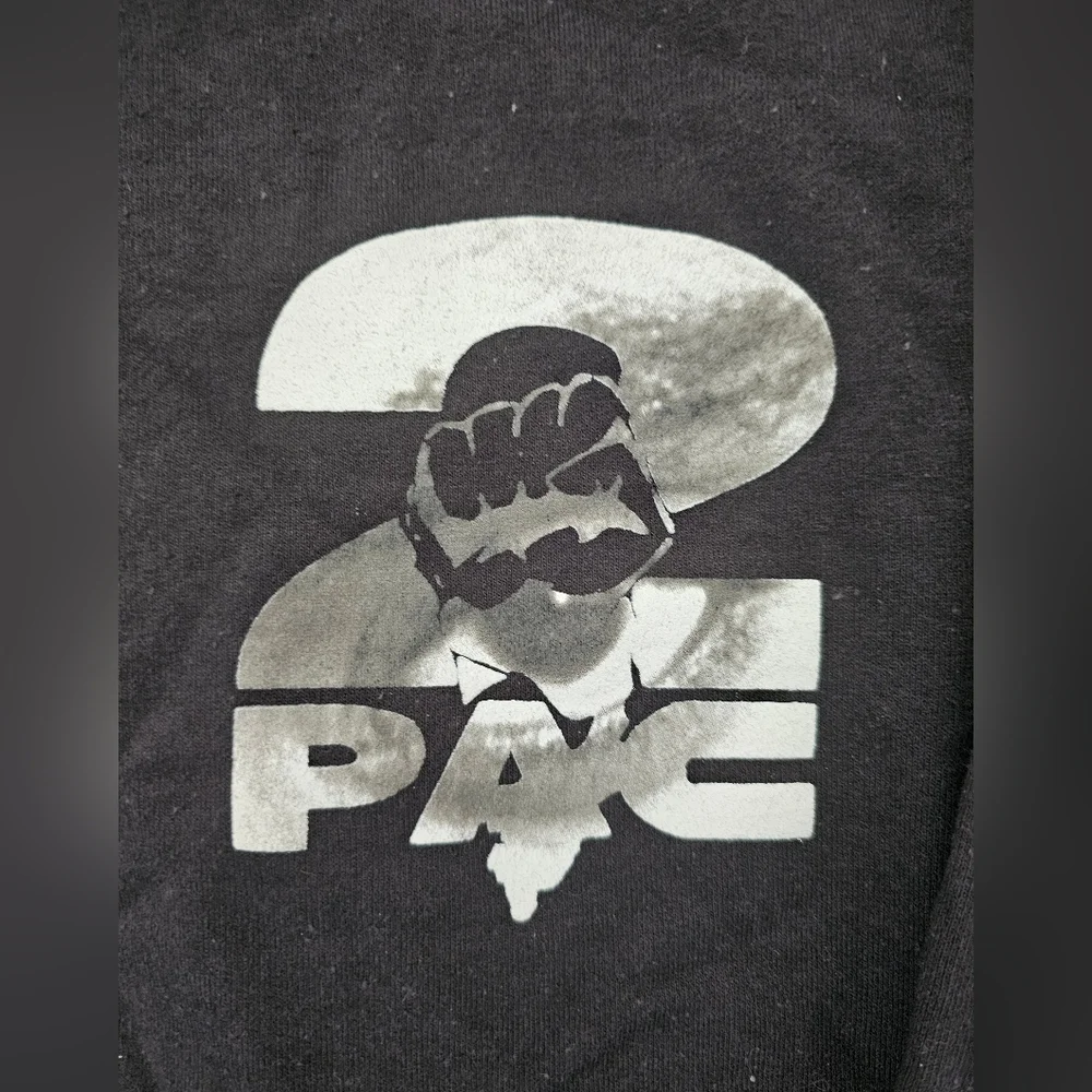 2PAC Women's Black Jersey Size Extra Small - Picture 4 of 8